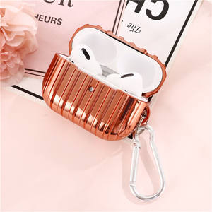 LeYi-funda protectora para AirPods 1, 2, 3 Pro, diseño creativo, TPU suave, galvanoplastia, carga inalámbrica - Product Image 1