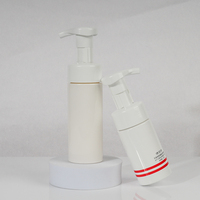 Flacon pompe mousse blanche pour cosmétiques, nettoyant visage, contenant en plastique pour mousse cosmétique 100ml 120ml