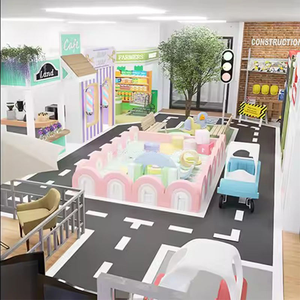 Nouveau matériel, ville réaliste, originalité, jeu de rô<span class=keywords><strong>le</strong></span> pour enfants, petite aire de jeux douce pour tout-petits, aire de jeux intérieure pour enfants, maison pour enfants - Product Image 5