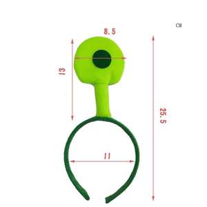 Haar bänder <span class=keywords><strong>Shrek</strong></span> Party liefert Kopf Halloween Kinder Erwachsene Show Haar bügel Haar bänder Grün <span class=keywords><strong>Shrek</strong></span> Haarnadel Ohren Stirnband - Product Image 2