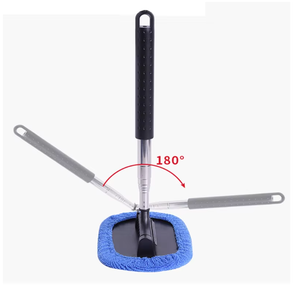 Strumento 3 in 1 per Lavaggio <span class=keywords><strong>Auto</strong></span> con Spazzola Telescopica per Finestrini e Specchietti, Nuovo Tergicristallo per Pulizia Parabrezza - Product Image 1