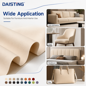 Lámina de Cuero Sintético de PVC, Tela de Vinilo Sintético Ignífuga, Tapicería <span class=keywords><strong>para</strong></span> Sofás, Bolsos, Interiores de Automóviles, Rollo de Cuero Sintético Rexine, Venta al por Mayor - Product Image 3