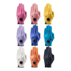 निर्माता कस्टम उच्च गुणवत्ता गोल्फ ग्लव विरोधी पर्ची गुलाबी गोल्फ दस्ताने कार्ब्रेटा चमड़े के खाली गोल्फ दस्ताने - Product Image 1