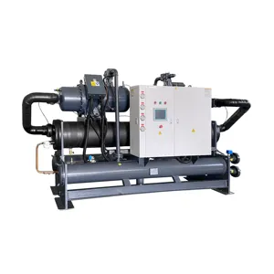 Ce được phê duyệt nhà máy giá công nghiệp hệ thống làm mát 100HP 300kw 200ton làm mát bằng nước Vít Máy làm lạnh