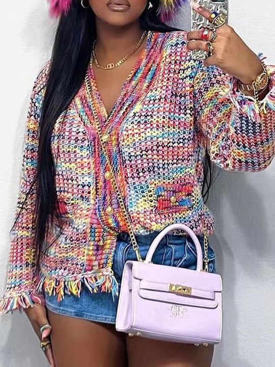 Shop Our 2023 Autumn Knitted Sweaters with Tassel Details