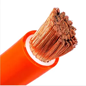 Orange Black 50 sq mm Fire Ox cable Acid and alkali resistant Fire Ox head connection flexible cable