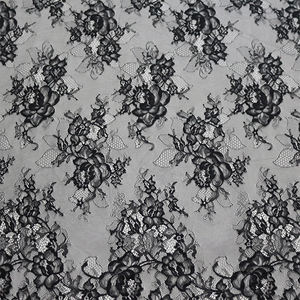 قماش دانتيل شانتيلي فرنسي فاخر عالي الجودة بتصميم مخصص من المصنع لفساتين السيدات - Product Image 4