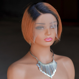 Peluca de Cabello Humano Natural, Corte Pixie Recto, Sin Pegamento, 6 Pulgadas, Económica, para Mujeres Negras - Product Image 3