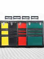 Boîte à outils à poignée rétractable |   Valise à roulettes portable en plastique à 3 niveaux |   Kit de rangement portable pour outils à main avec tige combinée amovible