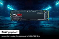 قرص صلب داخلي 990 PRO MZ-V9P4T0B AM بسعة 4 تيرابايت، PCIE GEN3 SATA 3.0، M.2 2280، سرعة تسلسلية 7450 ميجابايت/ثانية سرعات القراءة لسطح المكتب