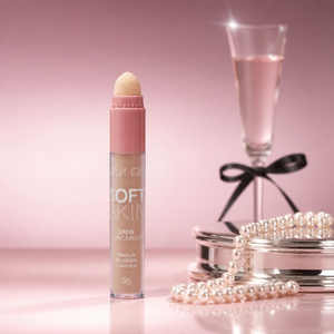 Soft Skin Schwammapplikator Flüssig-<span class=keywords><strong>Concealer</strong></span> 3 Farbtöne Aufbaubare Deckkraft Satin-Textur Gulf Girl Alle Hauttypen Augenringe Makel - Product Image 2
