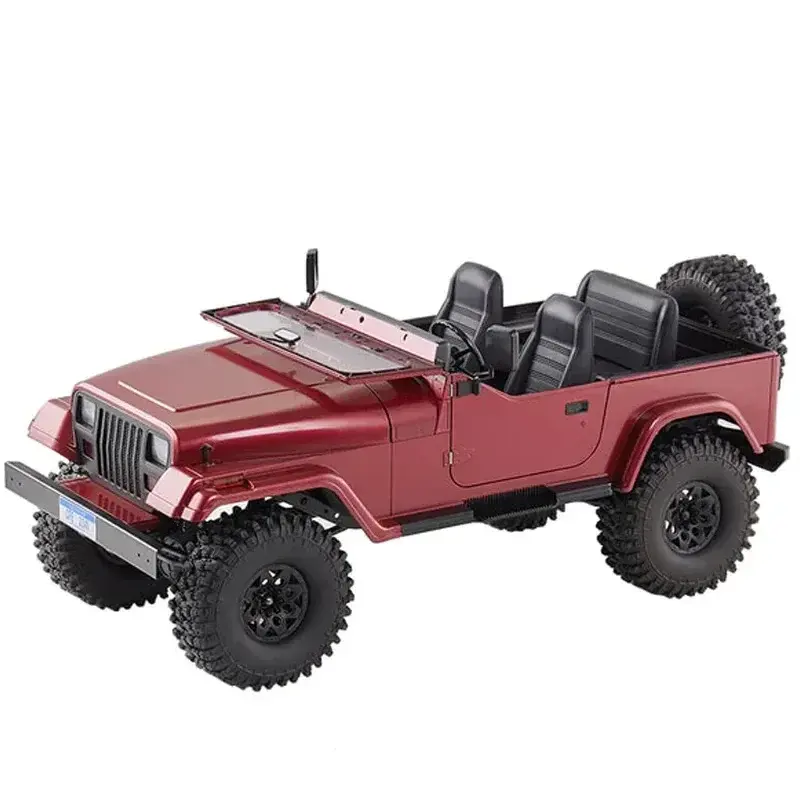 New FMS 1/10 Mashigan RC Car Rock Crawler RS Red 4WD Climbing Scale Retro Vehicle Adult Kids Christmas Gift Adventurer Toys 1: