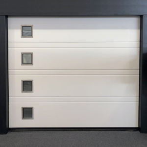 <span class=keywords><strong>Porte</strong></span> de <span class=keywords><strong>garage</strong></span> sectionnelle en acier galvanisé isolé 16*7, automatique, moderne, sécurisée, en acier, résidentielle, électrique, 8*7 - Product Image 6