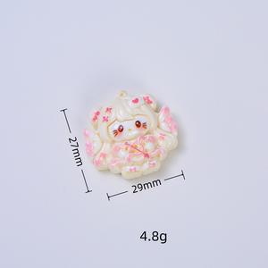 Популярные дизайнерские милые фигурки кошек из смолы, кабошоны, декоративные элементы для слаймов, кукольных домиков и поделок своими руками - Product Image 5