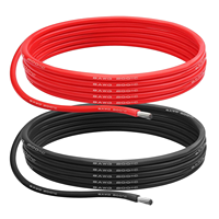 Kabel Listrik Berinsulasi 10m Tembaga Berlapis Timah Tahan Panas untuk Sistem Tenaga Surya Peralatan Rumah Tangga