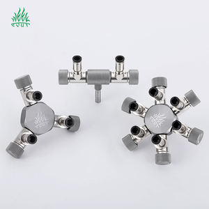 Venta al por mayor equipo de <span class=keywords><strong>CO2</strong></span> <span class=keywords><strong>CO2</strong></span> 1 vuelta 6 salida de aire válvula divisora de 6 vías para regulador de suministro de <span class=keywords><strong>CO2</strong></span> acuario tanque de paisaje plantado - Product Image 2