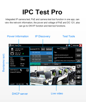 Taşınabilir OTDR Fiber Optik Test Cihazı, 8K IP Kamera Test Cihazı, CCTV Monitör, PoE Wi-Fi Analizörü, Ağ Aracı