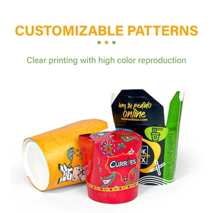 ZJPACK Biodegradable Custom Print Leak-proof Microwaveable <strong>Noodle</strong> Pasta Takeaway <strong>Box</strong> Disposable <strong>Noodle</strong> Paper <strong>Box</strong> - Product Image 4