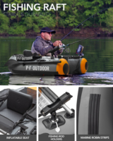 P.F NOUVEAU OEM Chine Océan Ponton D'eau Épais PVC Gonflable Bateau air Bateaux Surf Gonflable Kayak Bateau pour La Pêche