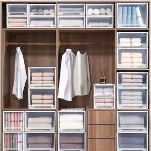 Cajones de Plástico para Almacenamiento, Armario de Almacenamiento de Ropa Tipo Cajón, Caja de Almacenamiento de Ropa Interior - Product Image 2