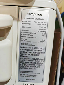 Aires Acondicionados Split de Pared de Bajo Consumo, Solo Frío, Sin Inversor, con 220V 60Hz R410A 12000 BTU, Unidad de Aire Acondicionado Doméstica Ecológica con Freón - Product Image 2