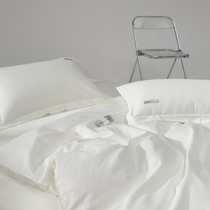 Ensemble de literie en satin de coton pur à longues fibres de qualité supérieure, style hôtel luxueux, doux et soyeux - Product Image 3