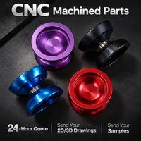 Pièces usinées CNC sur mesure OEM ODM de haute précision en aluminium 6061/7075 anodisé pour YoYo