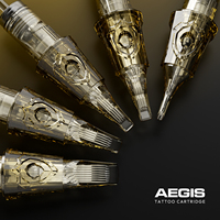 Aiguille de cartouche de tatouage Aegis Classic Customization EO stérilisée, type Round Liner Shader Magnum, pour artistes tatoueurs