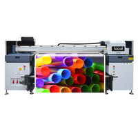 Locor 1,8 m 6ft 3-6 uds EPS0N I3200 cabezas UV impresión plana PVC rígido Banner papel tapiz cuero UV máquina de impresora híbrida