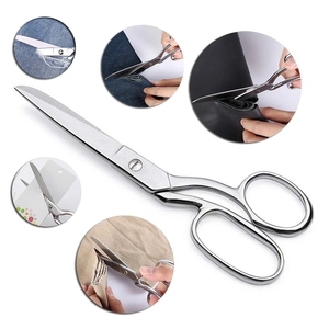 Tesoura De Alfaiate De Aço Inoxidável De 8 Polegadas Tesoura De Costura De Couro Ferramentas De Corte De Pano De Roupas - Product Image 6