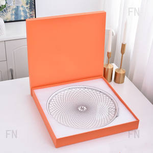 Plateau de luxe en porcelaine fine de 16 pouces pour fruits, idéal pour les mariages et les hôtels - Product Image 1