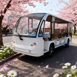Autobús Turístico Eléctrico Blanco de 14 Asientos en Oferta, Ideal para Turismo y Patrullaje Urbano Autobús Turístico Personalizable - Product Image 2
