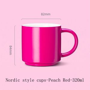 Tasses en céramique de différentes couleurs, OEM, pour boire de l'eau, du café et du lait - Product Image 3