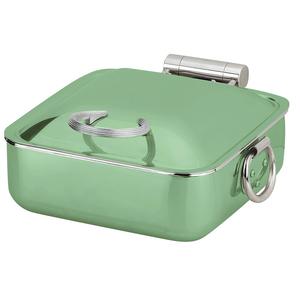 Plat de buffet en cuivre couleur rose rouge - Product Image 5