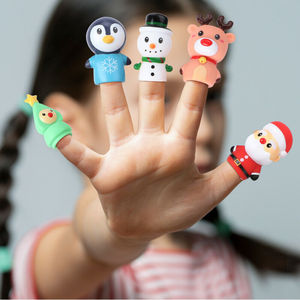 Ngón Tay Búp Bê Đồ Chơi Mềm PVC Động Vật Đồ Chơi Vinyl Giáo Dục Đồ Chơi Phim Hoạt Hình Con Rối Ngón Tay Đồ Chơi - Product Image 6