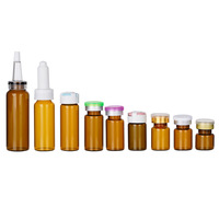 Bulngl — gélules médicales, vente en usine, vide, couleur ambre Borosilicate, avec couvercle en aluminium