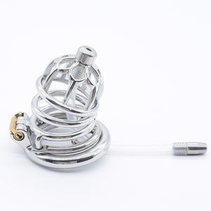 Frrk БДСМ бондаж замок секс-игрушки мужское устройство верности Металлический Пояс верности фаллоимитатор клетка из нержавеющей стали член Пояс верности для мужчин - Product Image 4