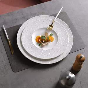 Perle <span class=keywords><strong>Point</strong></span> Poisson Assiette Ménage Exquis Haut de Gamme Assiette De Poisson À La Vapeur Assiette En Céramique <span class=keywords><strong>Sens</strong></span> Du Luxe - Product Image 4
