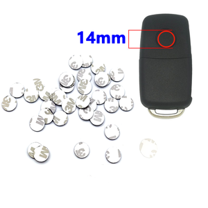 Pegatinas de Emblema de Aluminio de 14 mm para Llaves de Coche, Carcasas para Llaves, para VW, BMW, Mercedes, Audi, Honda, Toyota, Alfa, <span class=keywords><strong>Opel</strong></span>, Renault, Ford - Product Image 1