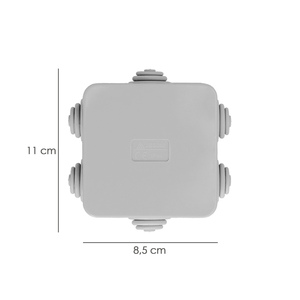 Scatola Impermeabile per Montaggio Superficiale con Clip 80x80x40 mm - Product Image 2