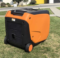 5kW Stromer zeugung Tragbarer Generator für geräuscharmen Benzin-Benzin-Wechsel richter mit geringem Kraftstoff verbrauch