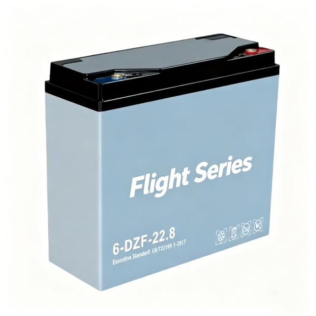 Flight Series 6-DZF-22.8 12V 22.8Ah Lead Acid Battery, GB/T22199.1 Compliant Battery for Electric Bike, Scooter and Solar