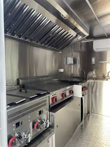 Camión de comida móvil de pizza pequeña personalizado de 10 pies, remolque de furgoneta de 220V, cocina completa equipada para concesión de comida rápida, perritos calientes, dulces, patatas fritas - Product Image 4