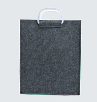 Sac à main en feutre personnalisé avec motif de lettres, fermeture à bouton pression, sac à main en feutre doux, réutilisable, taille moyenne, sac de voyage, sac de shopping, sac cadeau WELL BAGS