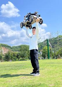 Scooter de movilidad de 4 ruedas eléctrico plegable de peso ligero para ancianos y personas mayores discapacitadas motocicletas pequeñas - Product Image 6