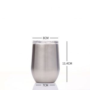 Gobelet isotherme portable en acier inoxydable 304 pour vin rouge et bière, en forme d'œuf en U, pour le commerce transfrontalier et la vente en gros - Product Image 4
