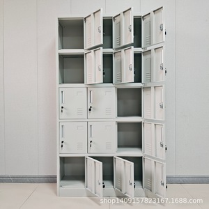 ตู้เก็บของโลหะ 15 ประตู 5 ชั้น สำหรับสำนักงานและโรงเรียน แบบตั้งพื้น ดีไซน์สี่เหลี่ยม KL-34 - Product Image 4