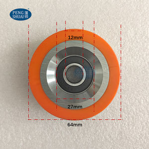 Factory Direct 70298701P Lager 12*63,7*26mm Trockner trommel stütz rolle für Wäscherei geräte - Product Image 2