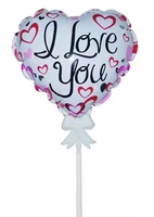 Huming – ballons en feuille d'aluminium pour la saint-valentin, de haute qualité, décoration de mariage, en forme de cœur, auto-gonflage, ballons de fête