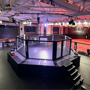 Cage d'octogone MMA professionnelle pour la compétition et l'entraînement en salle <span class=keywords><strong>de</strong></span> sport, club d'arts martiaux, taille personnalisée, OEM - Product Image 1